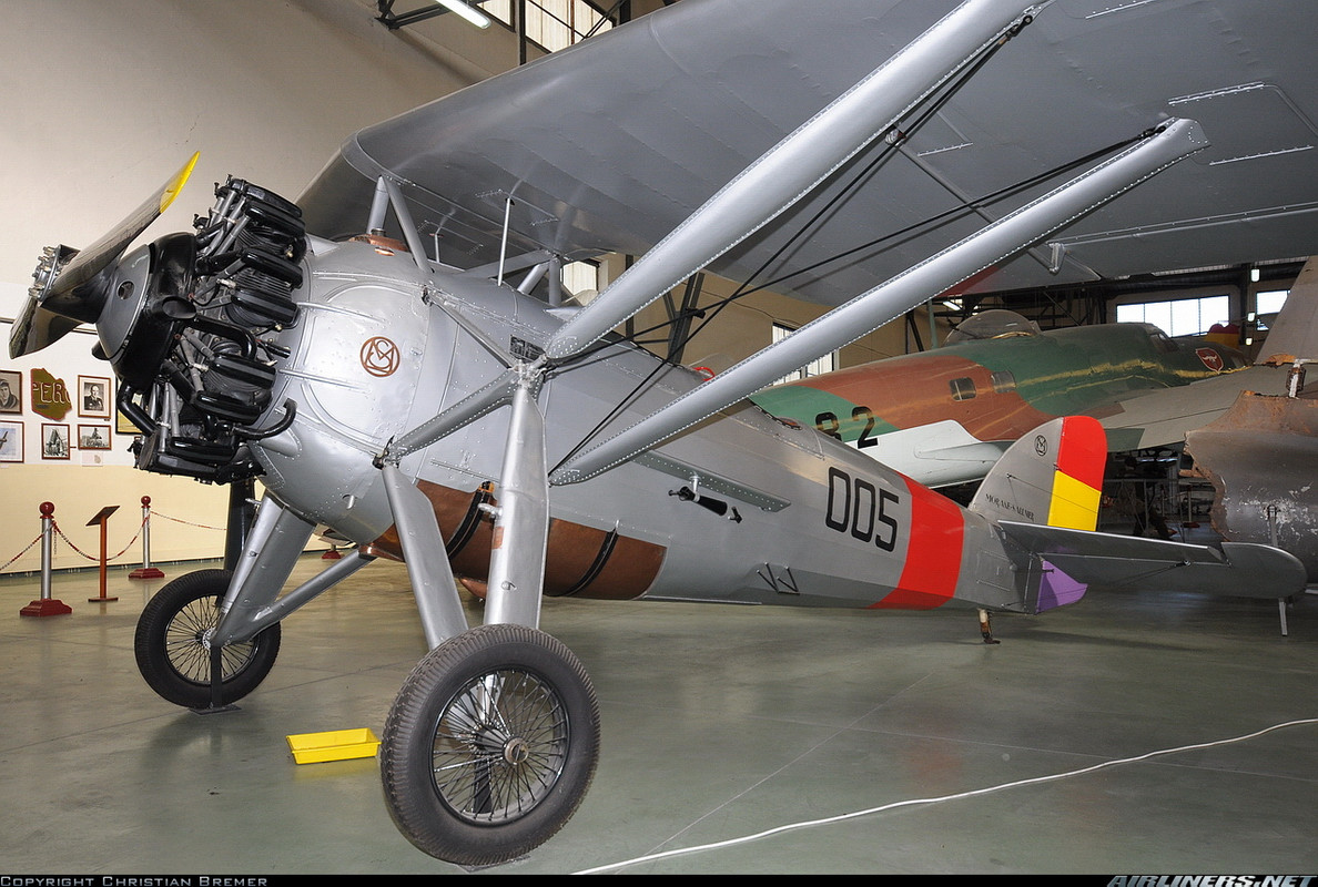 Morane-Saulnier MS.230 Nº de Serie 005 conservado en el Museo del Aire de Cuatro Vientos en Madrid, España