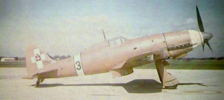 Un Macchi MC.202 capturado por los aliados en la Base Aérea de Wright-Patterson de Dayton, Ohio