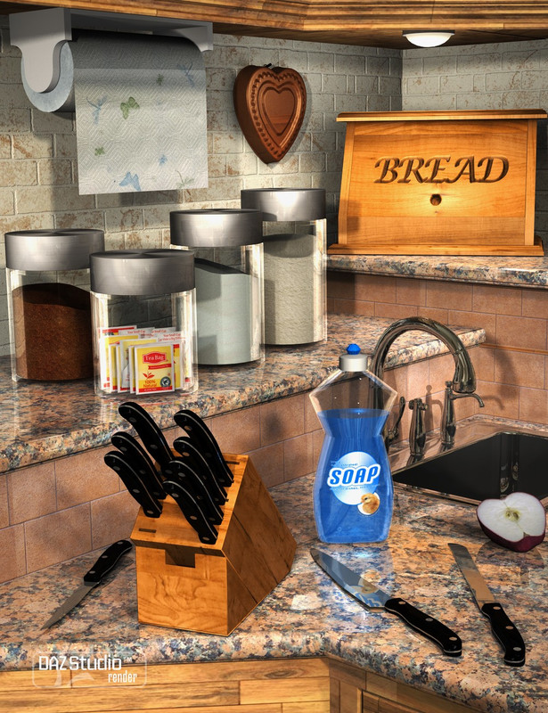 Collective3d Kitchen Counter Stuff