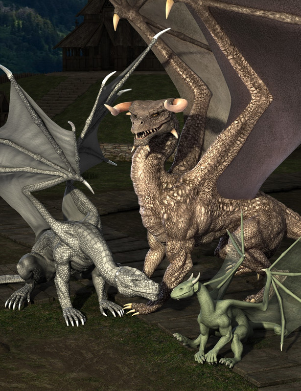 00 mythic beasts for dragon 3 daz3d