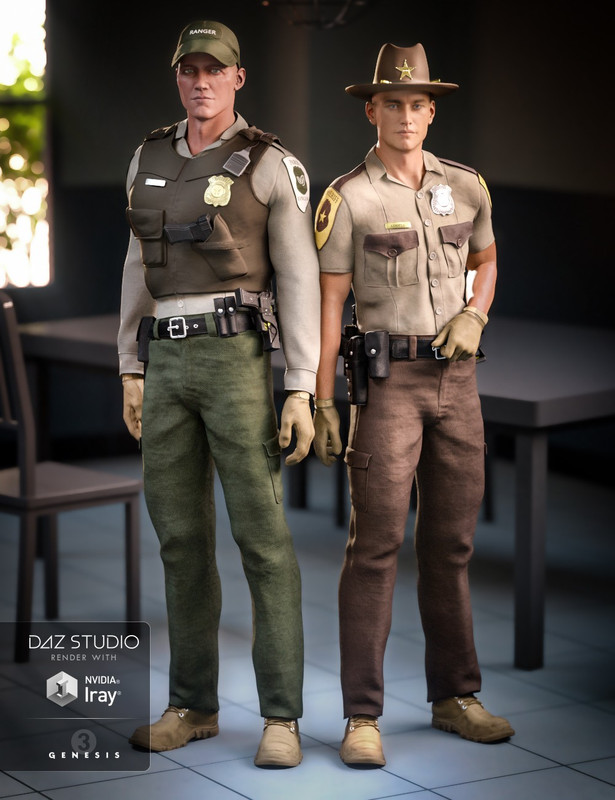 00 daz3d law enforcement outfits textures for ge
