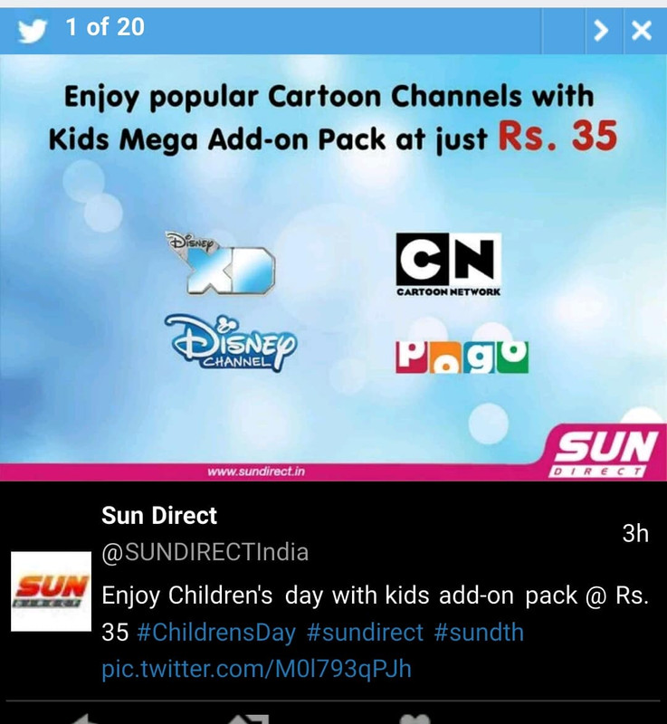 Enjoy Children's day with kids add-on pack | DreamDTH Forums - Television  Discussion Community