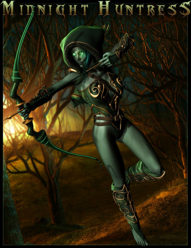 Midnight Huntress for Genesis 2 Female