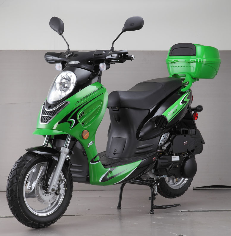 Cougar Cycle CHALLENGER 50cc Scooter, 4 Stroke, Air-Forced Cool,Single Cylinder